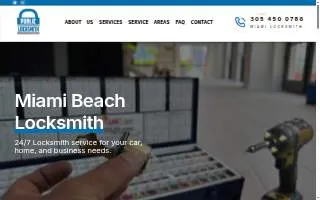 Public Locksmith Inc. of Miami Beach website