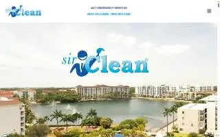 Sir Clean Corp. website