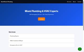 South Beach Plumbing and HVAC Inc. of Miami Beach