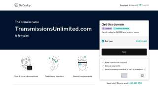 Transmissions Unlimited website