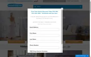 Brickell Mattress website