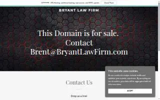 Bryant Law Firm of Miami website