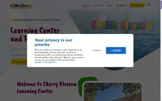 Cherry Blossom Preschool website