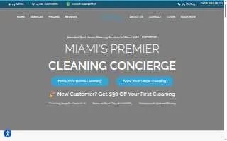 Cleany Miami website