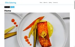 Elite Catering of Miami website