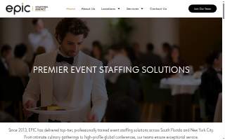 Epic Staffing Agency website