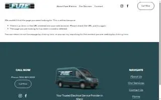 Fuze Electrical Services & Commercial Electrician of Miami website