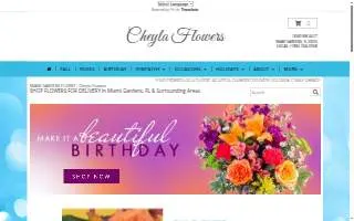 Cheyla Flowers website