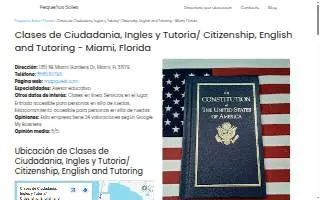 Clases de Ciudadania, Ingles y Tutoria/ Citizenship, English and Tutoring website