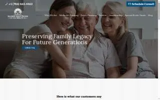Elder Solutions Law Firm website