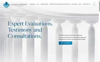 Florida Forensic Psychology (Immigration) website