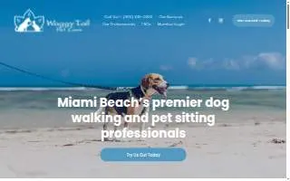 Waggy Tail Pet Care of Miami Gardens website