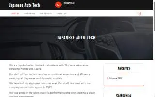 Japanese Auto Tech Inc website