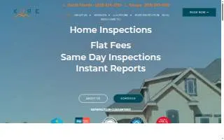 Kore Home Inspections of Miami website