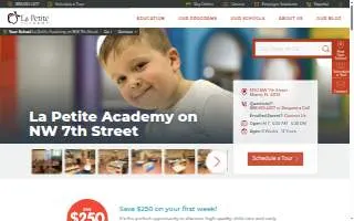 La Petite Academy on NW 7th Street website