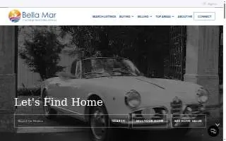 Bella Mar Real Estate website