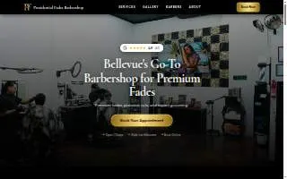 Fade Barber Shop website