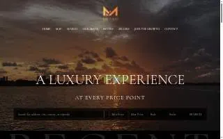 Miami Luxury Properties website