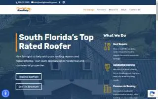 Sunlight Roofing, LLC. website
