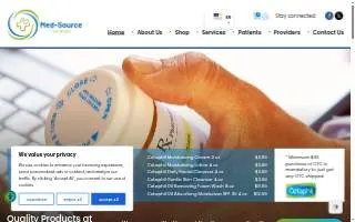 Med-Source Pharmacy of Miami website