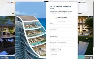 Miami Beach Real Estate Group website