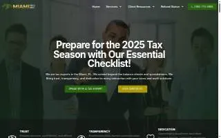 Miami Tax & Audit LLC website