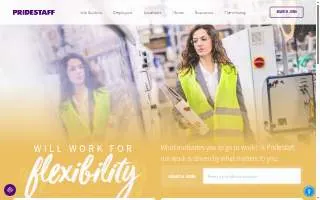 PrideStaff of Miami website
