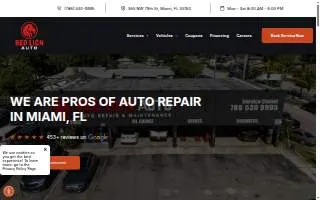 Red Lion Auto Repair of Miami website