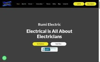 Rumi Electric llc of Miami website