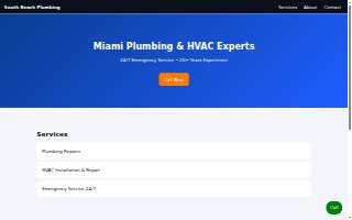 South Beach Plumbing and HVAC Inc. of Miami
