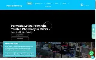 Farmacia Latina Premium website