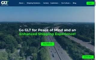 GLT Logistics website
