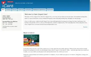iCare Mobile Urgent Care - Miami website