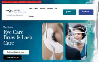 Miami Gardens Eye Care of Miami Springs website