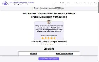 Sun Orthodontist Braces & Invisalign website