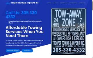Towing Service Miami Trooper Tow Grua