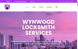Wynwood Locksmith Services website