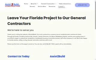 Assist2Build Inc. website