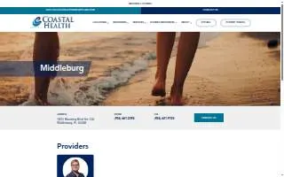 Coastal Health Podiatry - Middleburg website