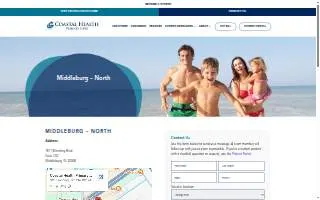 Coastal Health Primary Care - Middleburg North website
