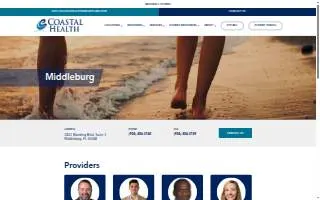 Coastal Health - Spine & Pain website