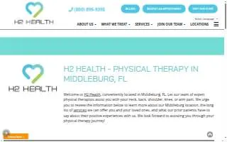 H2 Health - Middleburg website