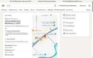 Walgreens of Middleburg website
