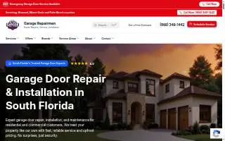 Garage Repairmen website