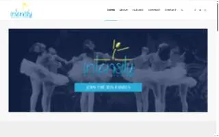 Intensity Dancers' Studio of Miramar website