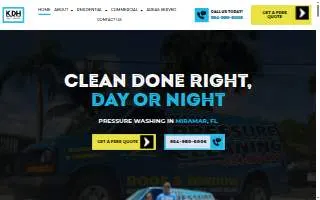 KDH PRESSURE CLEANING LLC website