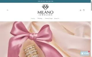 Milano Jewelers website