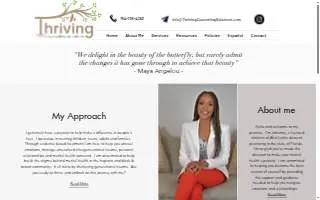 Thriving Counseling Solutions, LLC website