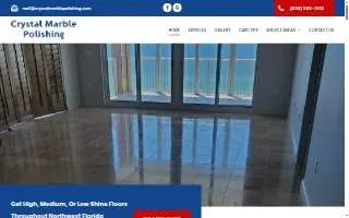 Crystal Marble Polishing website
