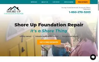Shore Up Foundation Repair of Navarre website